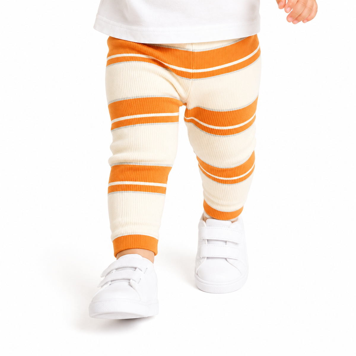 Baby Girls Multicolor Cotton Leggings Casual Wear