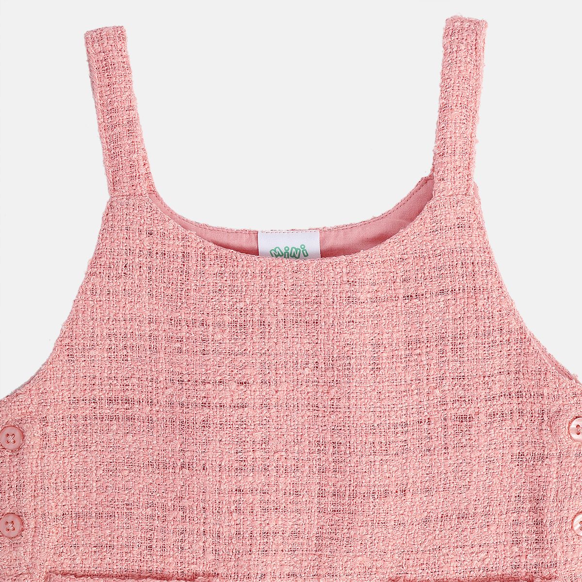 Girls Marshmallow Pinny Set