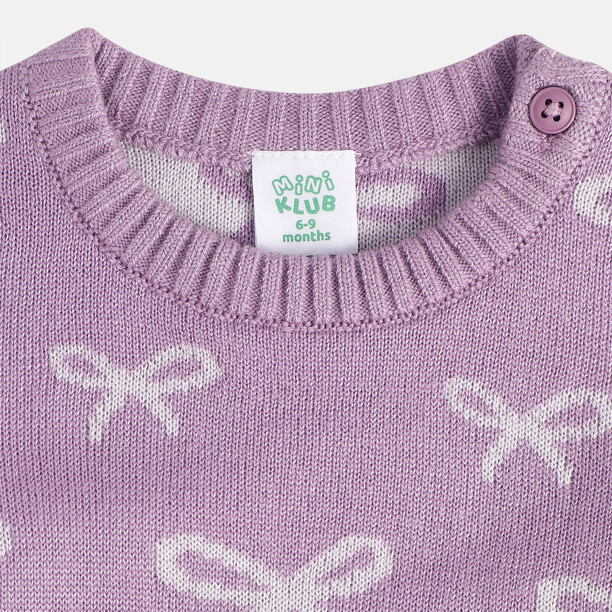 Girls Lilac Hooded Top And Bottom Set