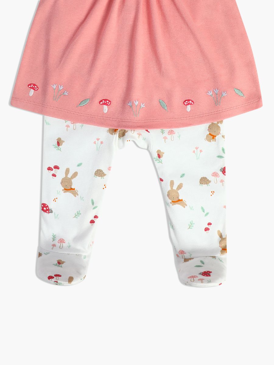 Minicuddles Girl New Born Sleep Suit - Pink