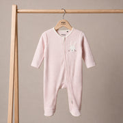 Baby Girls Pink Cotton Sleep Suit Casual Wear