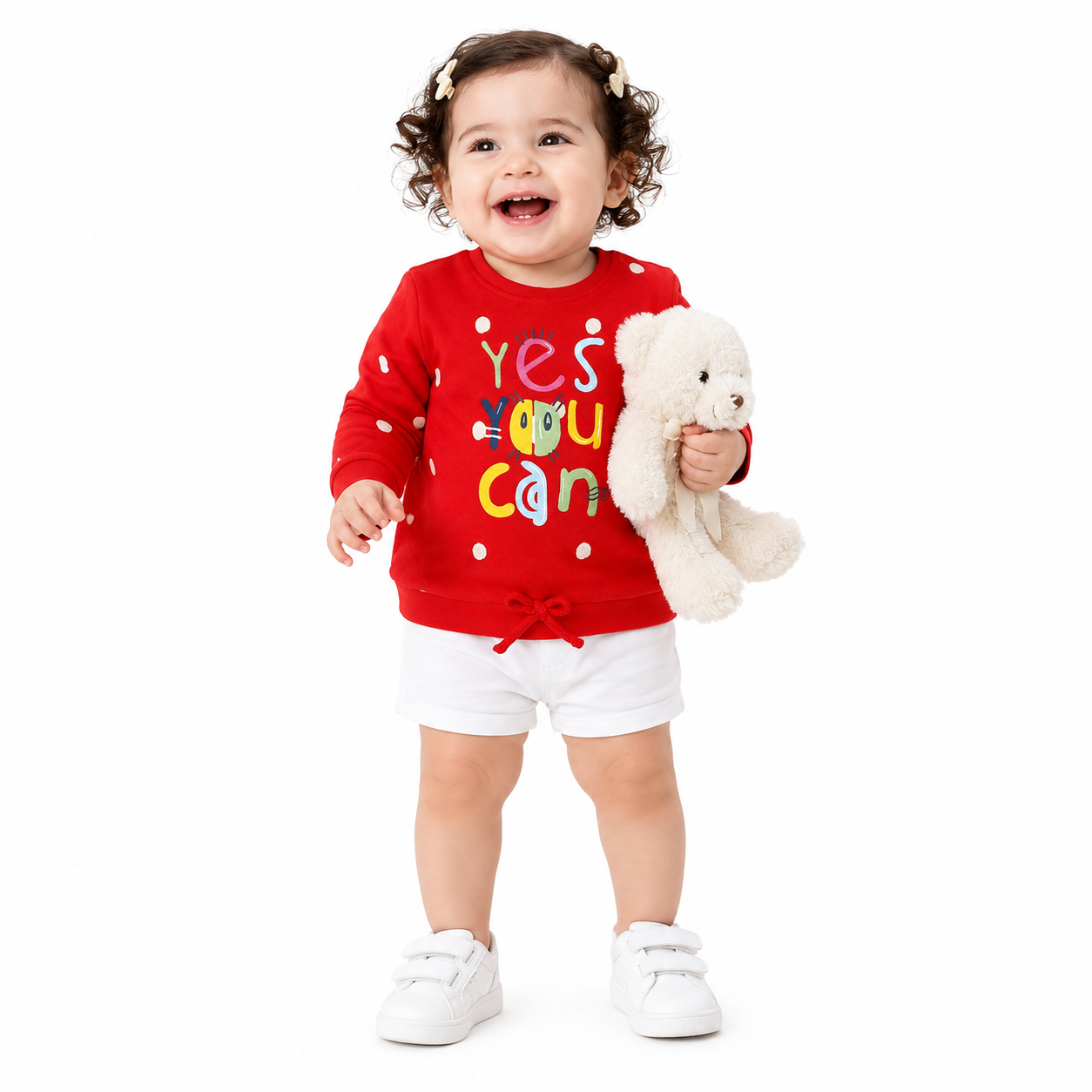 Girls Red Sweat Shirt