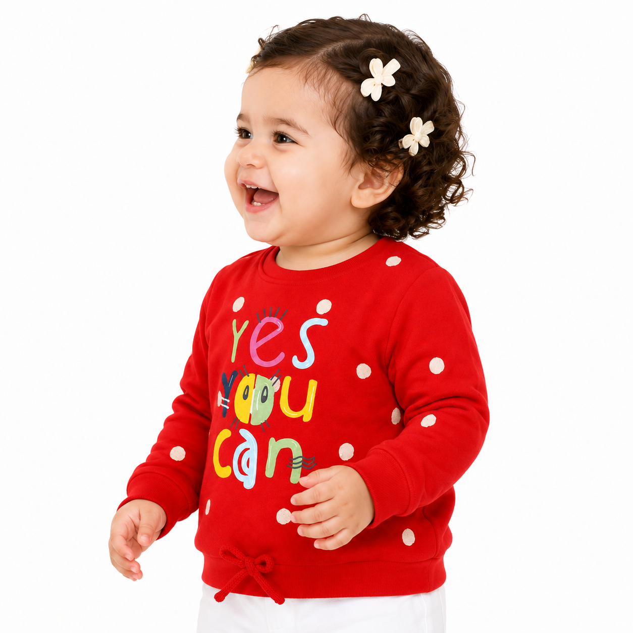 Girls Red Sweat Shirt
