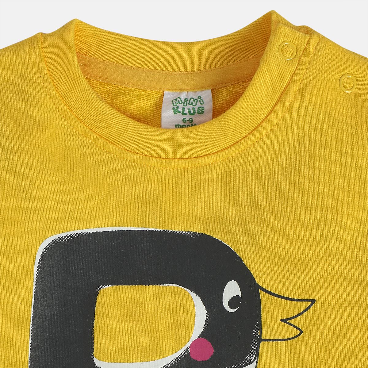 Girls Yellow Pack Of 1 Sweat Shirt