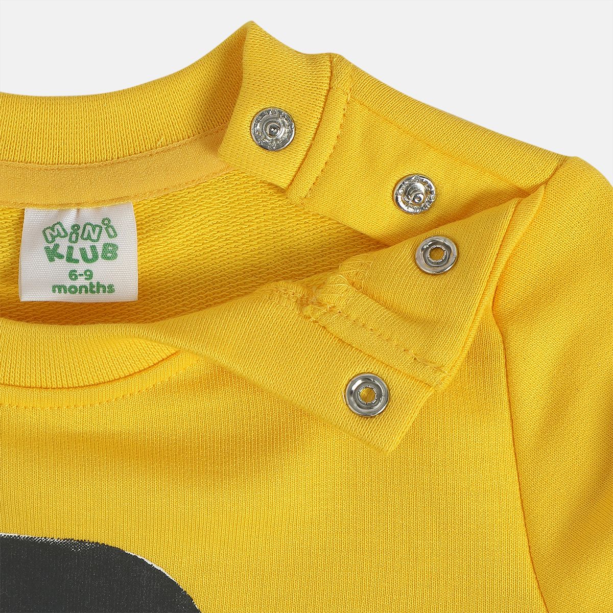 Girls Yellow Pack Of 1 Sweat Shirt