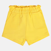 Girls Yellow Pack Of 1 Shorts