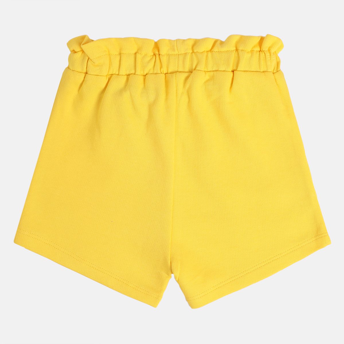 Girls Yellow Pack Of 1 Shorts