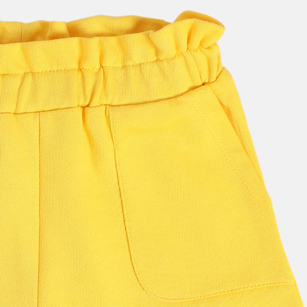 Girls Yellow Pack Of 1 Shorts