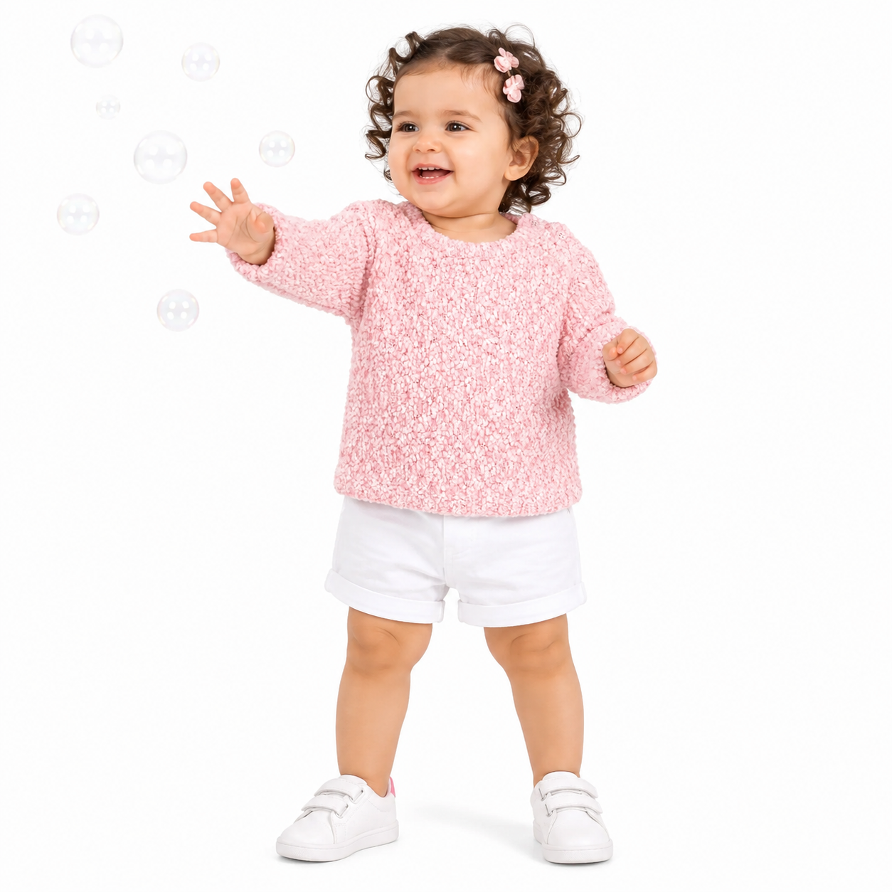 Girls Pink Sweater