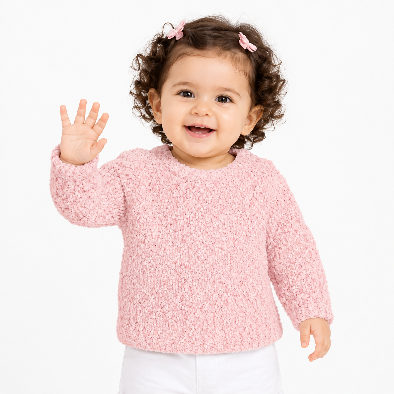 Girls Pink Sweater