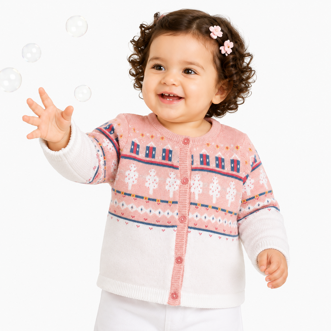 Girls Pink Sweater