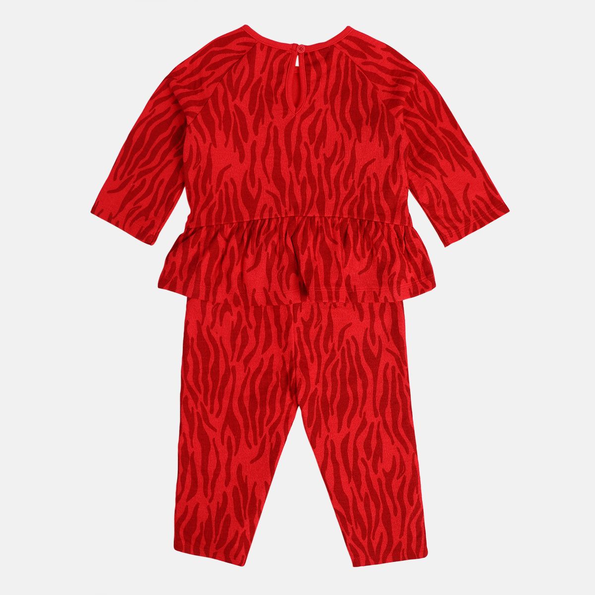 Girls Red Top And Bottom