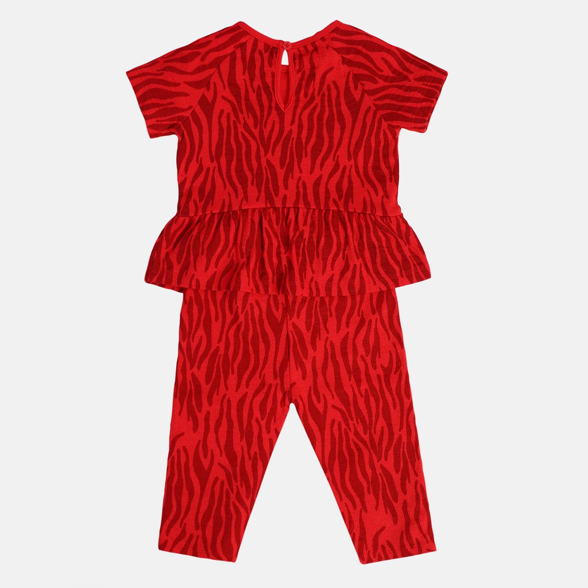Girls Red Top And Bottom