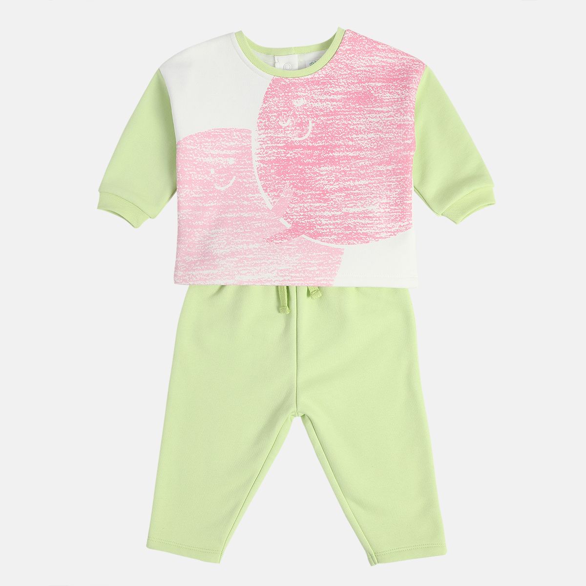 Girls Green Top And Bottom