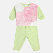 Girls Green Top And Bottom