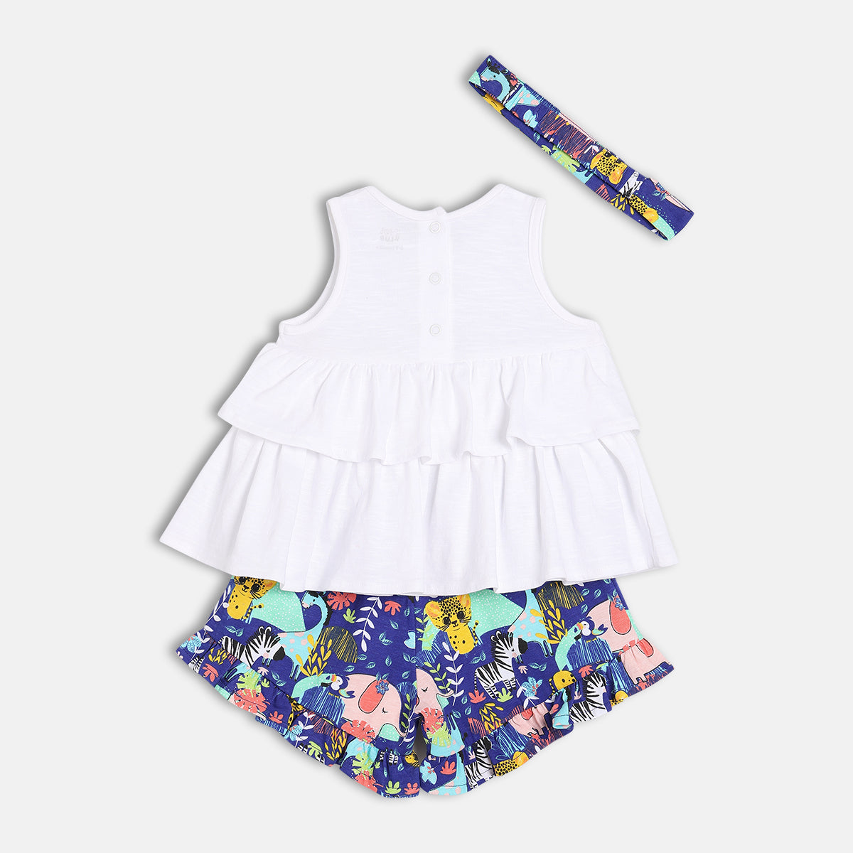 Girls Multi Top And Shorts
