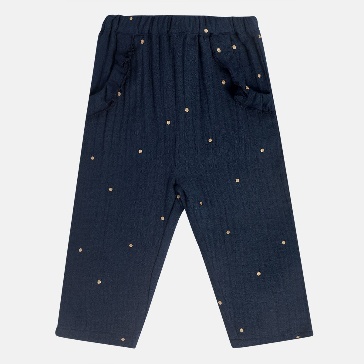 Girls Blue Woven Pant