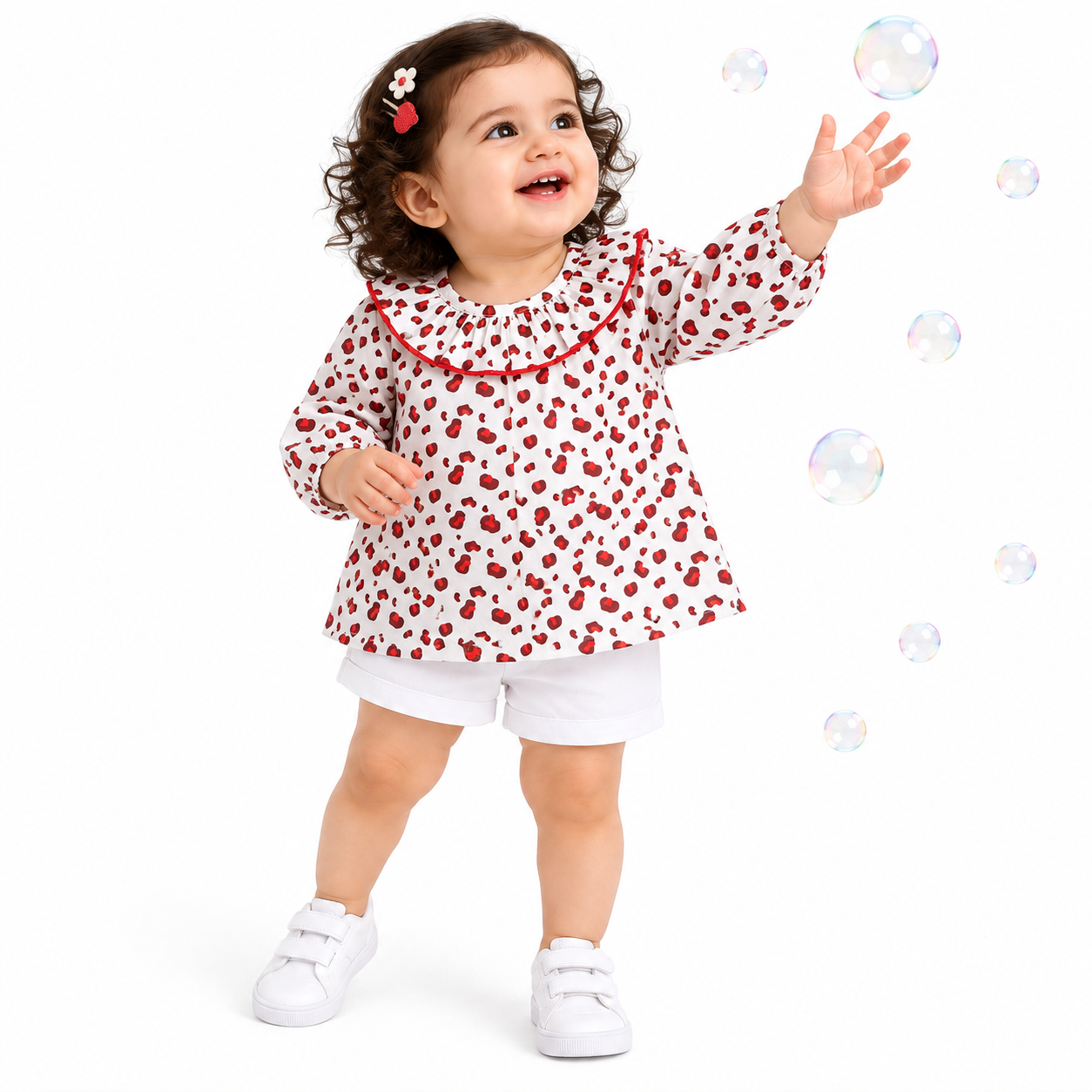 Girls Marshmallow Pack Of 1 Woven Top