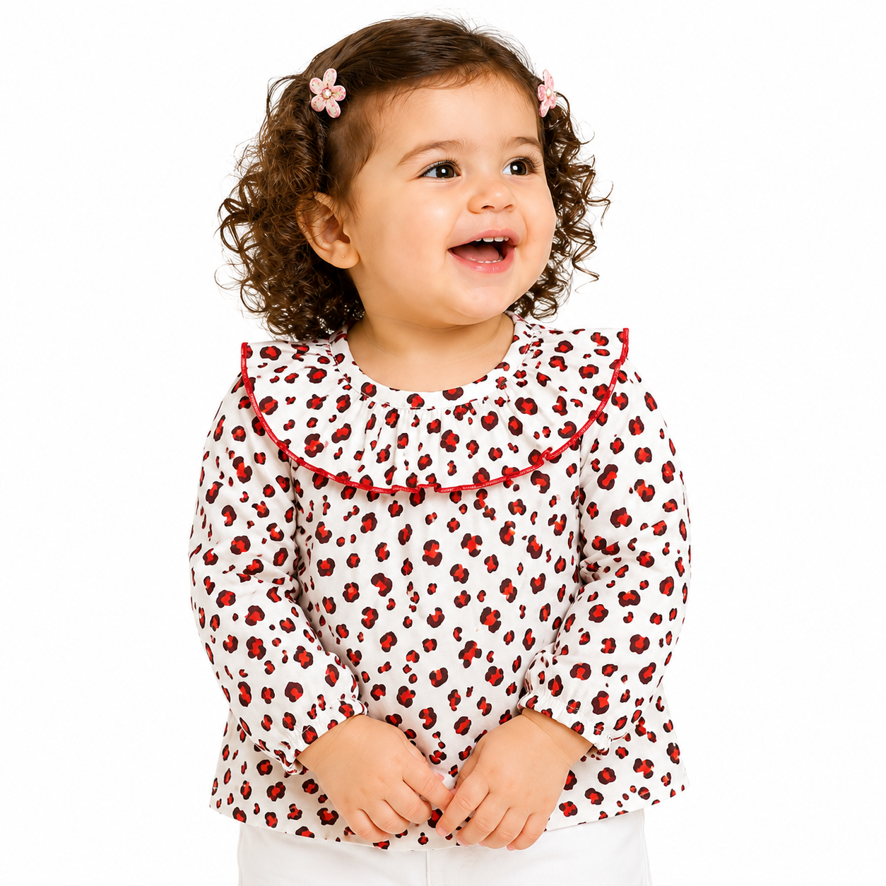 Girls Marshmallow Pack Of 1 Woven Top