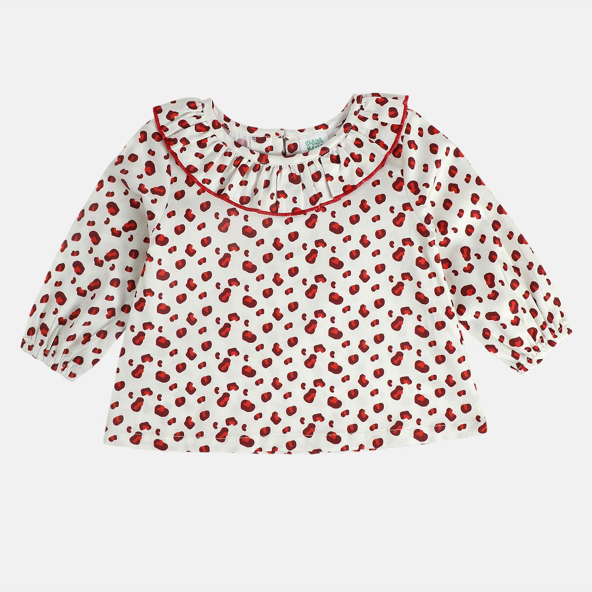 Girls Marshmallow Pack Of 1 Woven Top