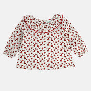 Girls Marshmallow Pack Of 1 Woven Top