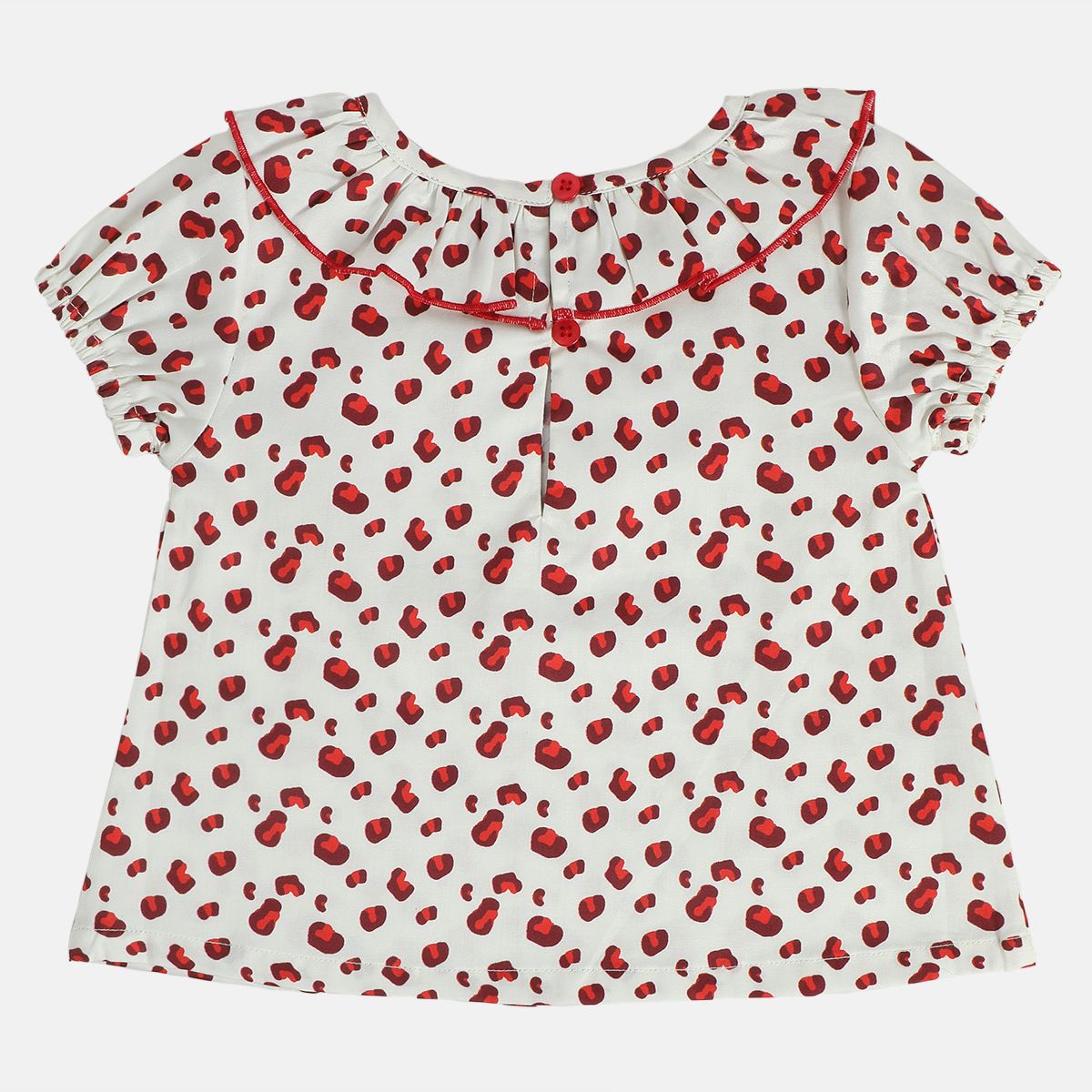 Girls Marshmallow Pack Of 1 Woven Top