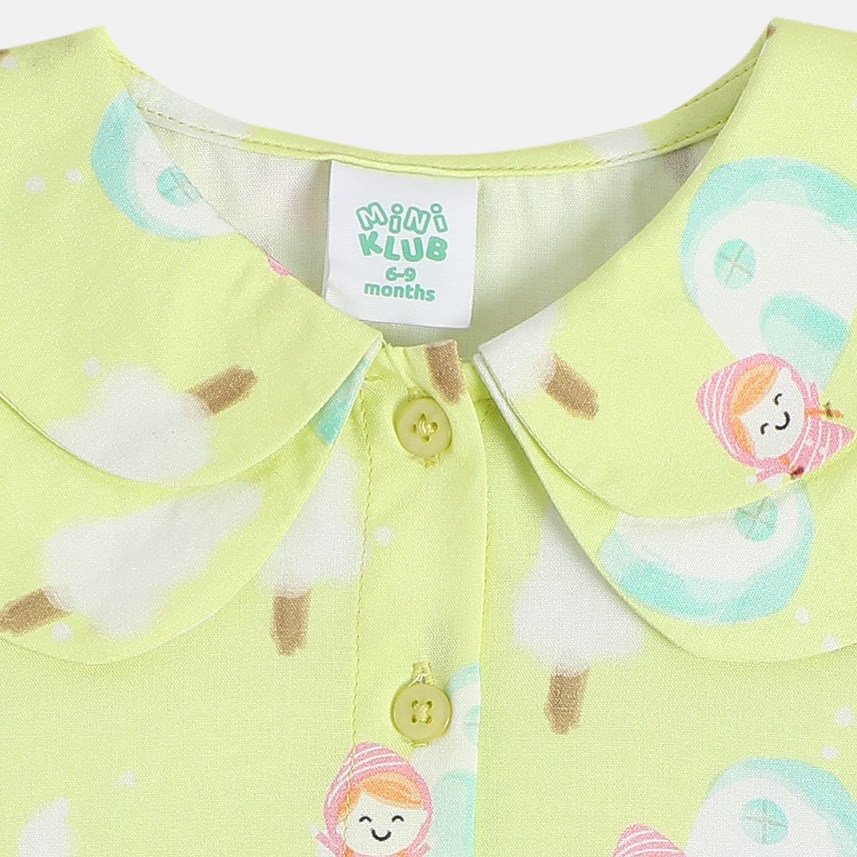 Girls Multi Woven Top