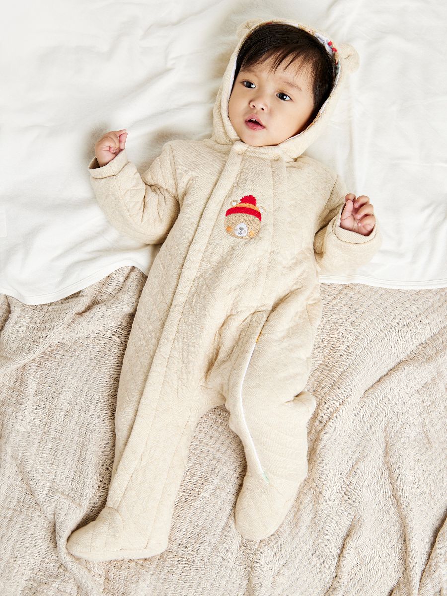 Minicuddles Unisex New Born Sleep Suit - Multicoloured