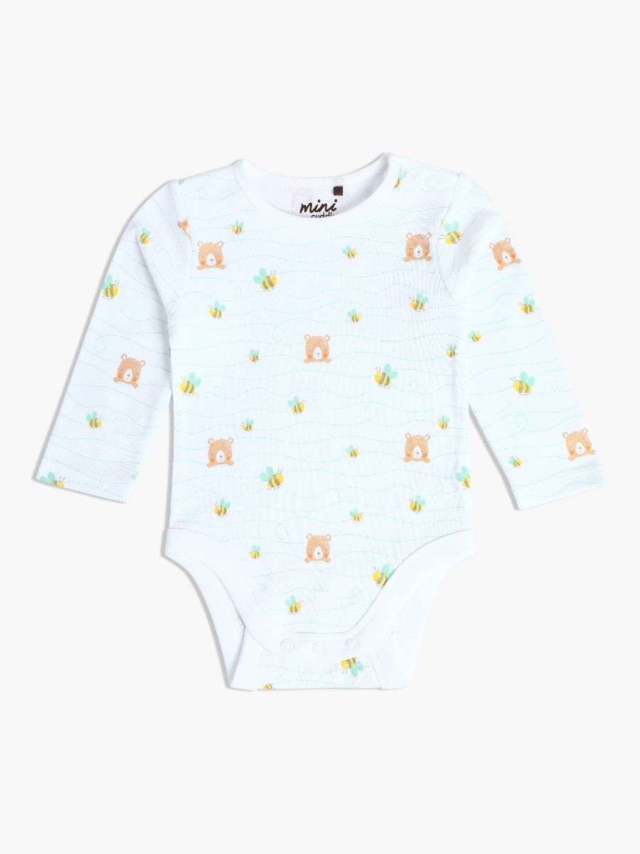 Minicuddles Unisex Baby Pinny Set - Orange