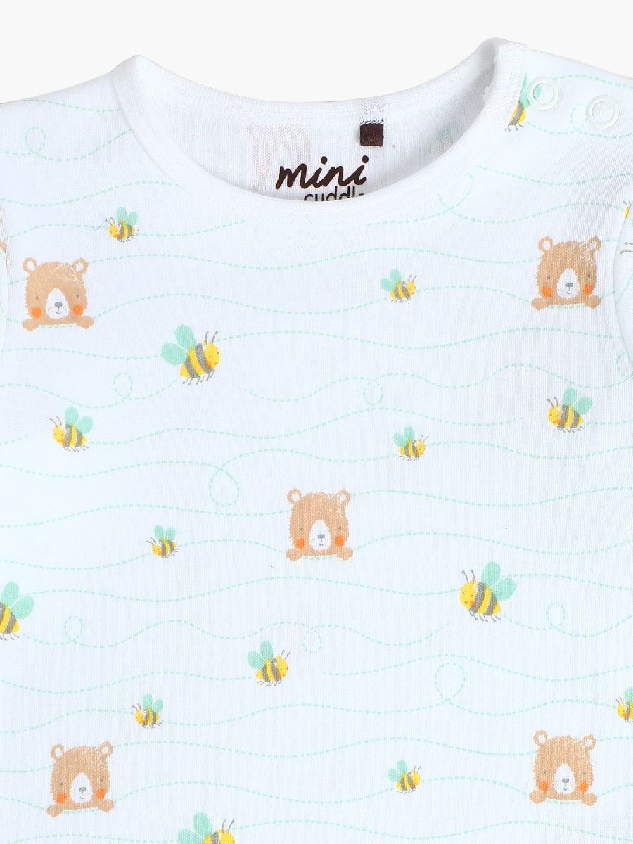 Minicuddles Unisex Baby Pinny Set - Orange