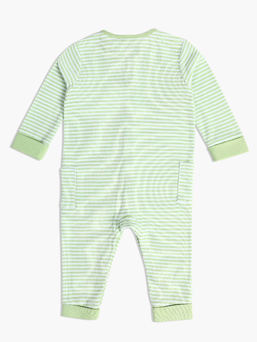 Minicuddles Unisex New Born Romper - Green