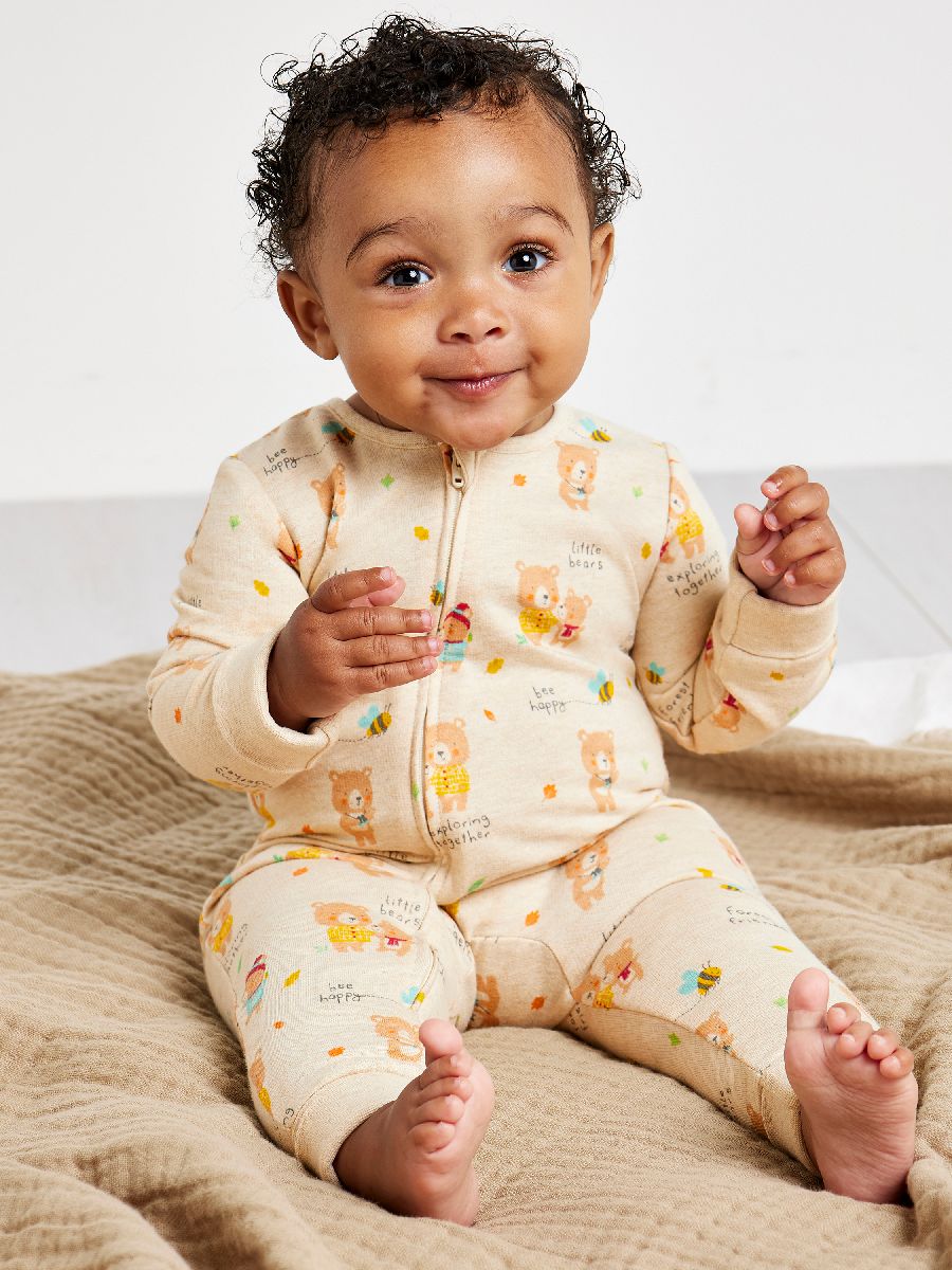 Minicuddles Unisex New Born Romper - White