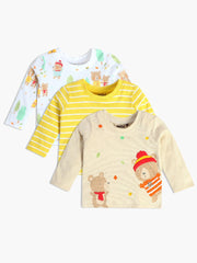 Minicuddles Unisex New Born T-Shirt - Multicoloured