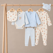 Baby Boys Pack of 6  Essentials Gift Set, Multicolour