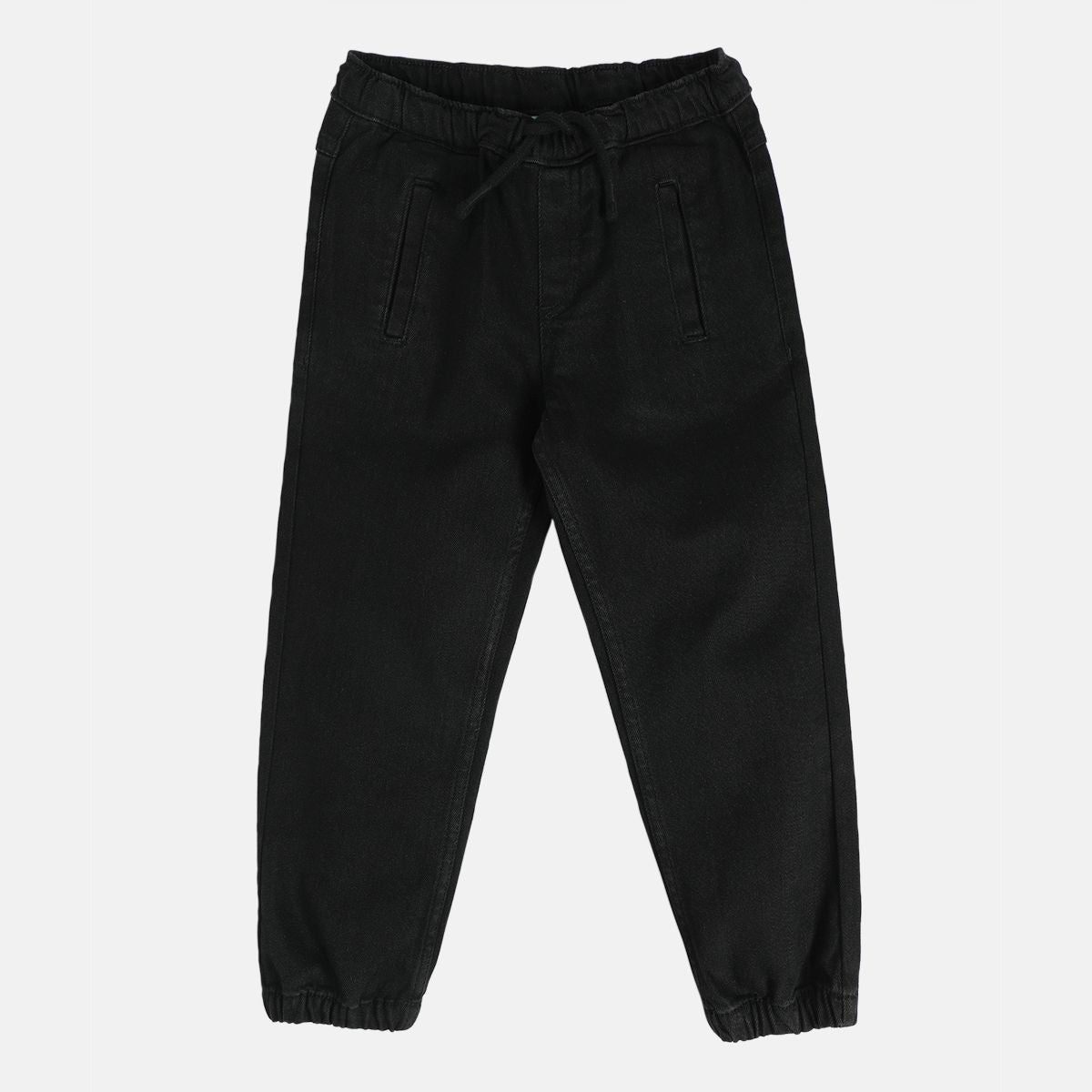 Boys Black Pack Of 1 Denim Pant