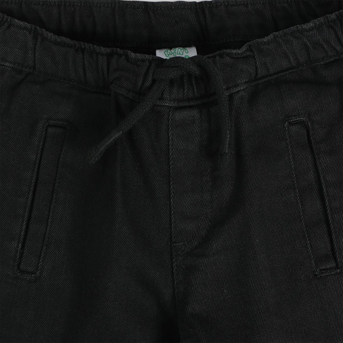 Boys Black Pack Of 1 Denim Pant