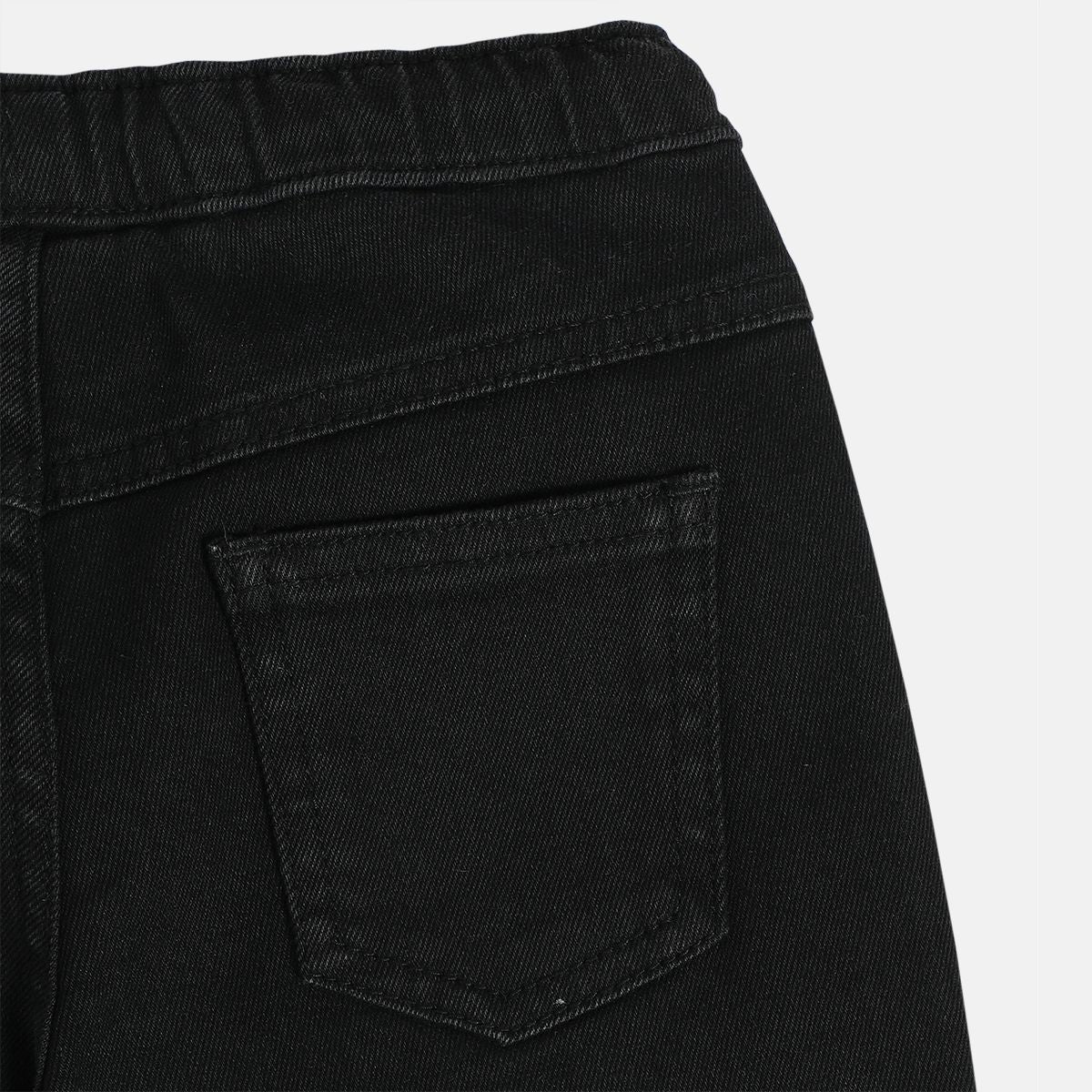 Boys Black Pack Of 1 Denim Pant