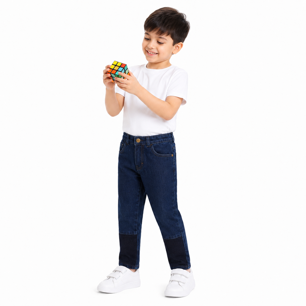 Boys Blue Denim Denim Pant Casual Wear