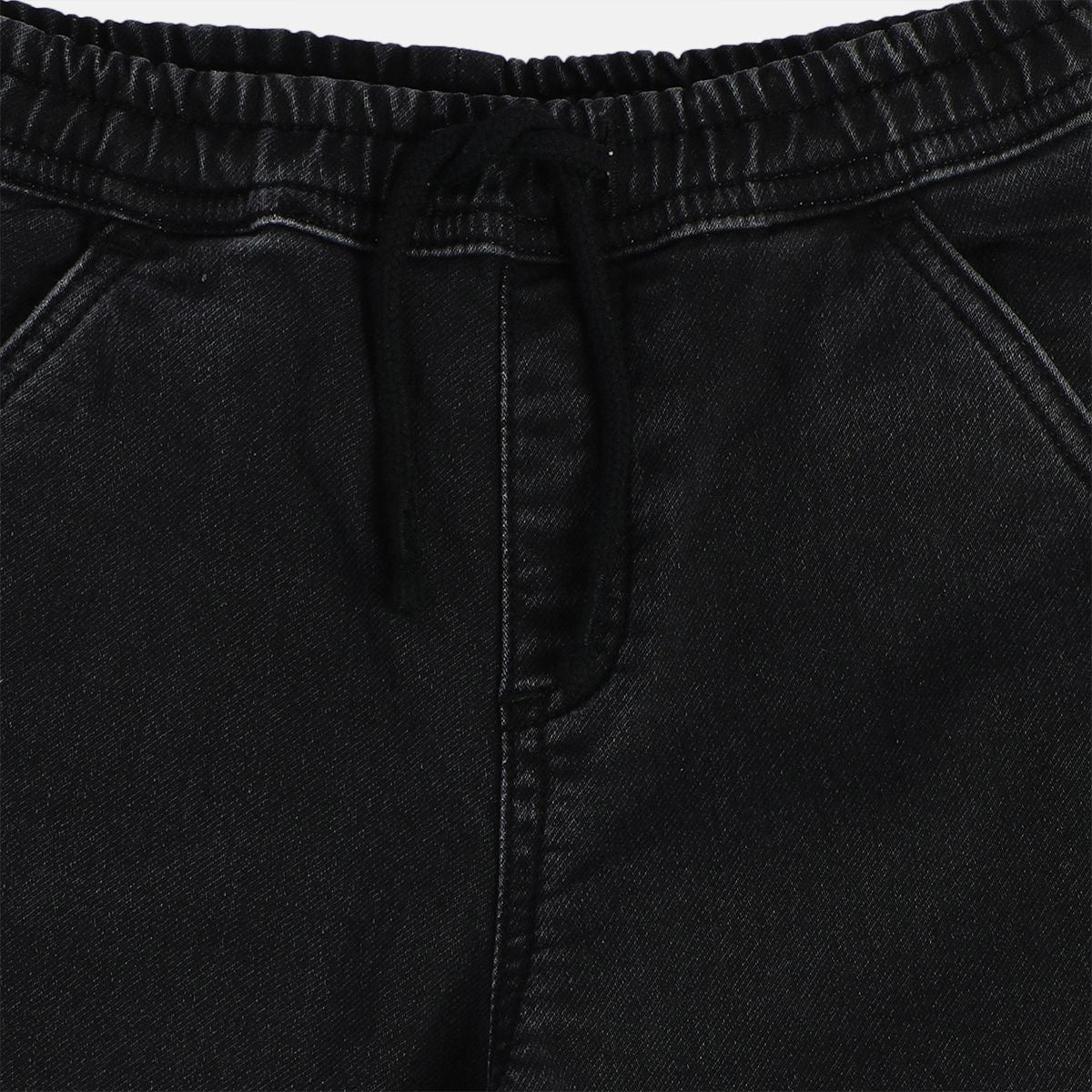 Boys Black Denim Pant