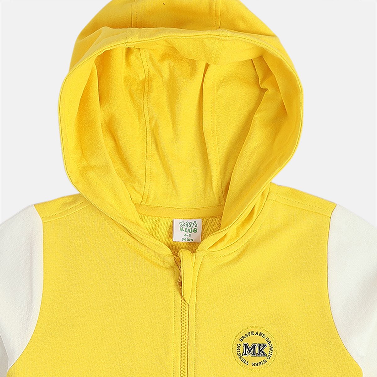 Boys Yellow Hooded Jacket
