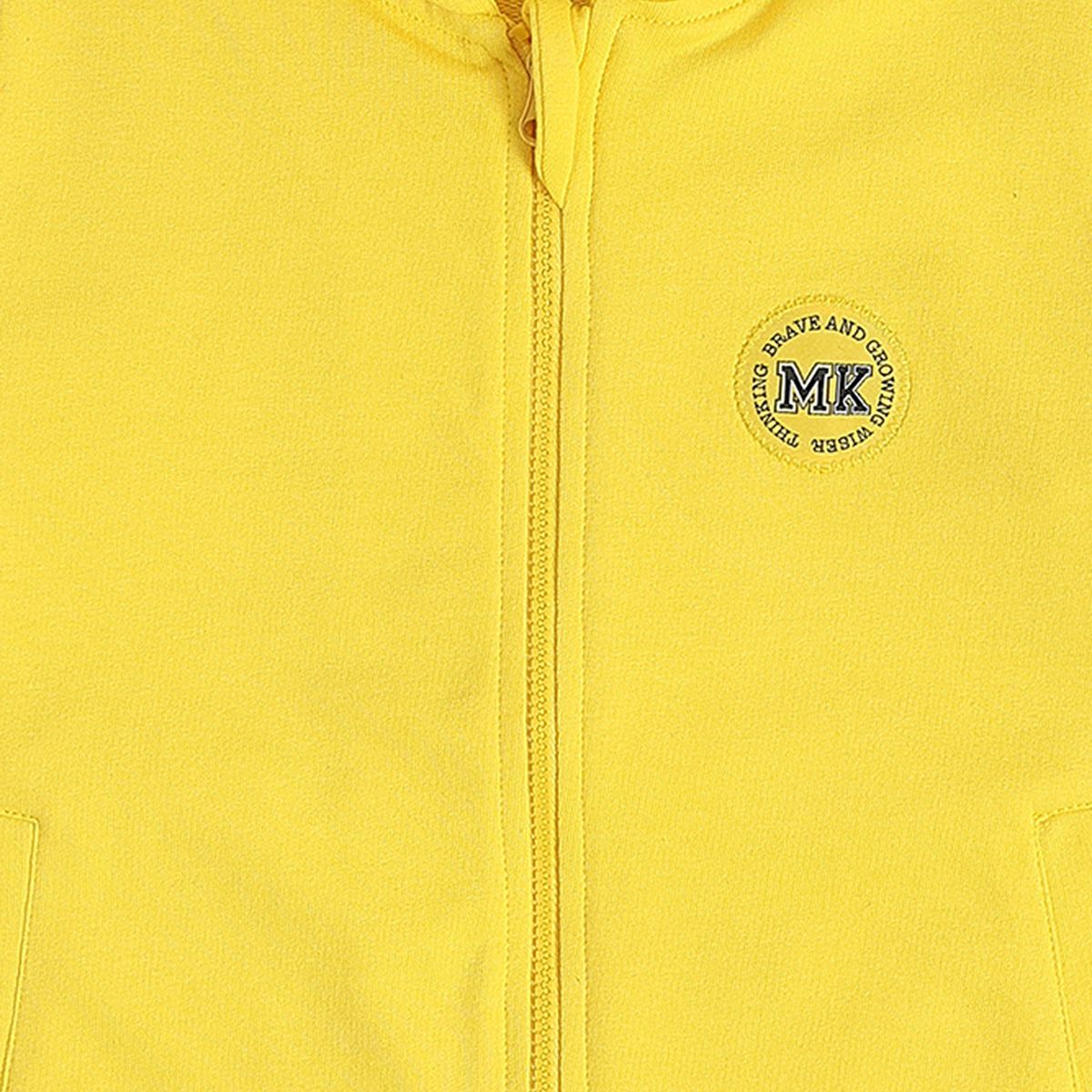 Boys Yellow Knit Jacket