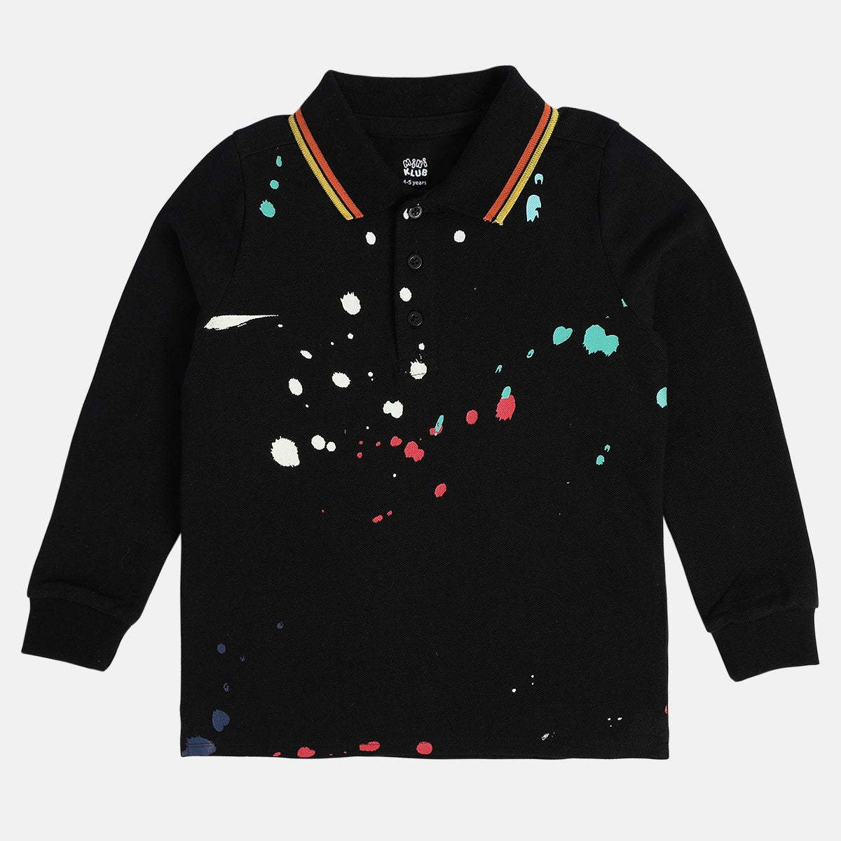 Boys Black Polo