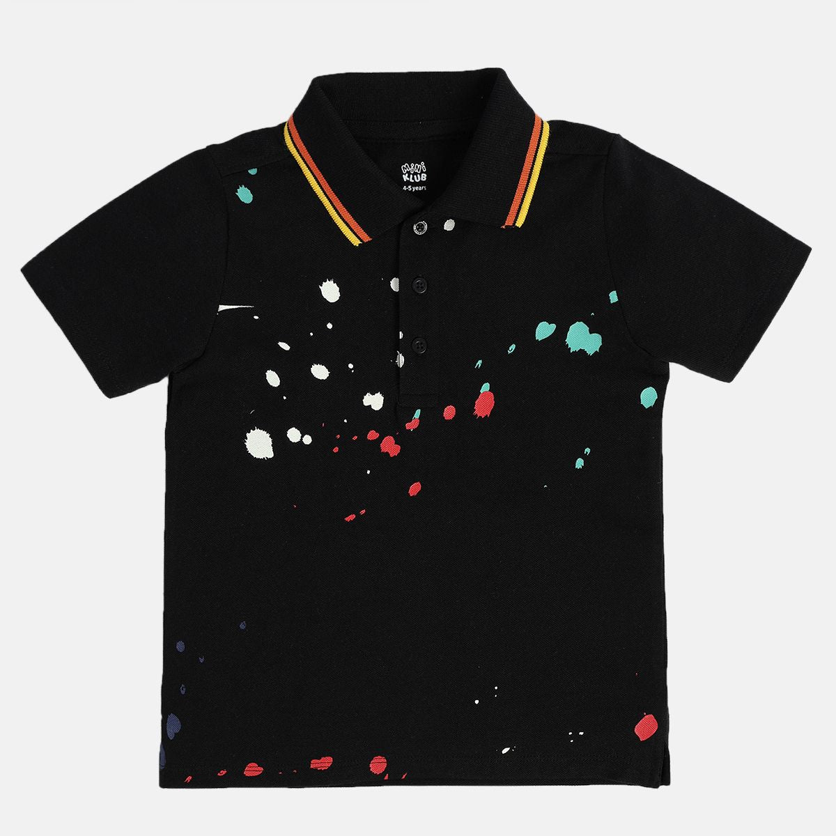 Boys Black Polo