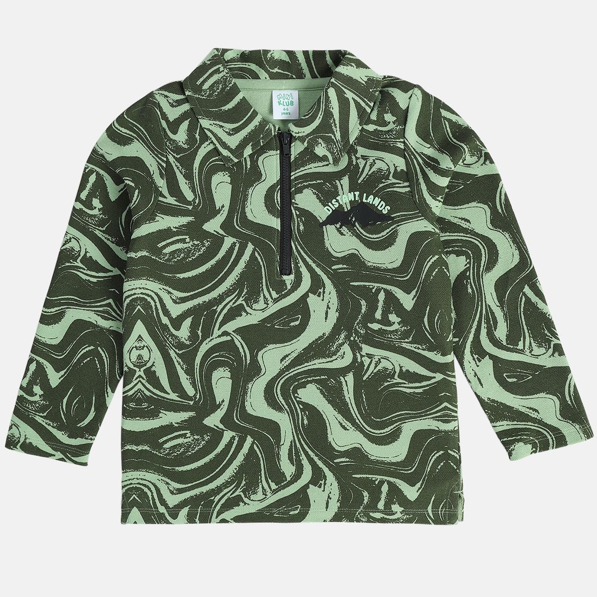Boys Olive Polo