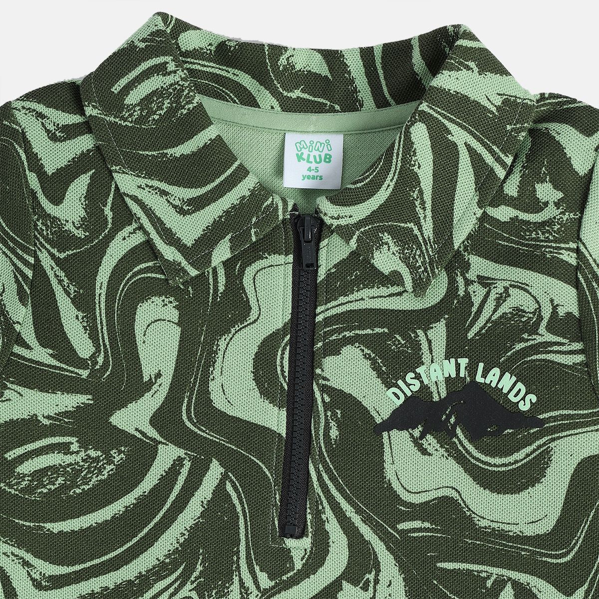 Boys Olive Polo