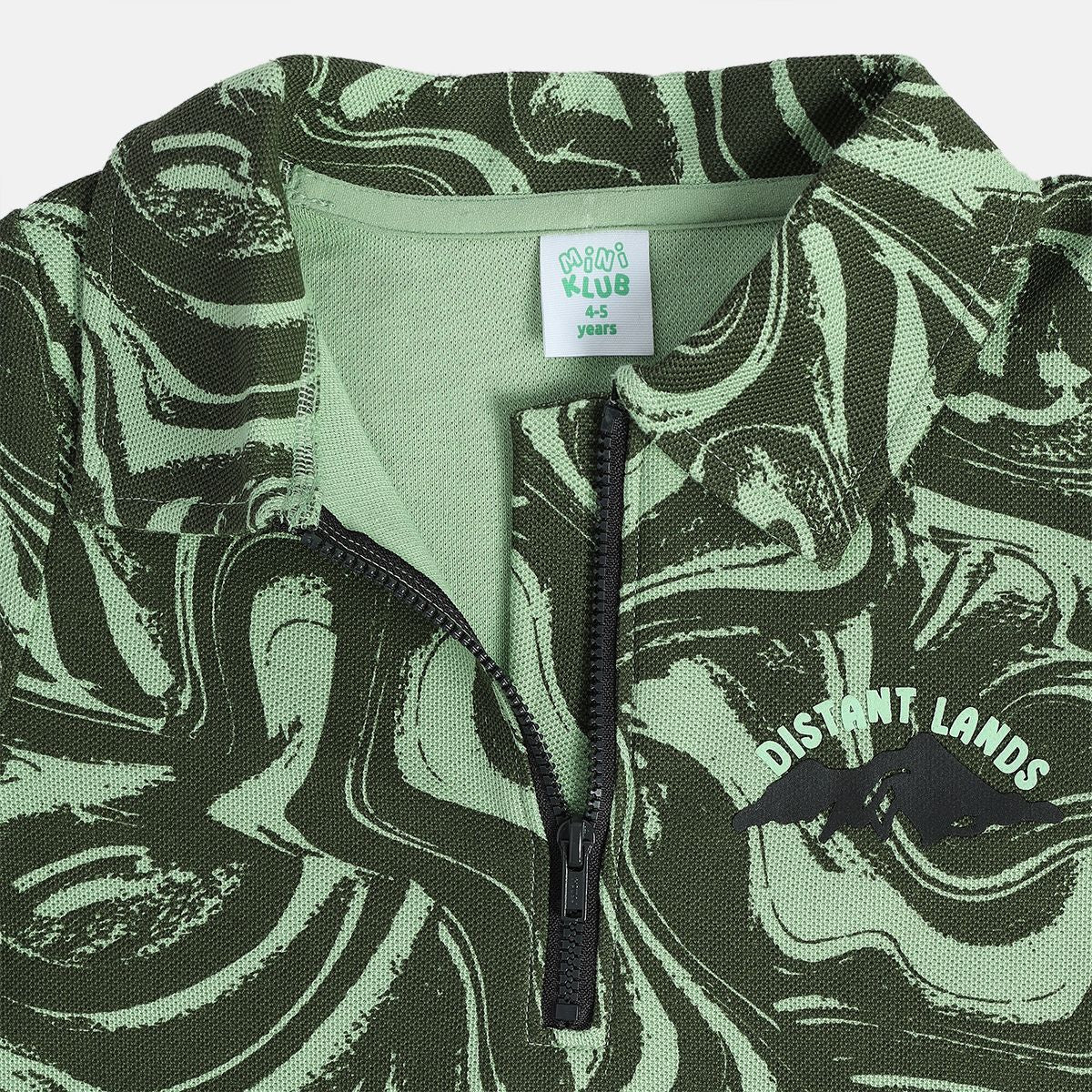 Boys Olive Polo