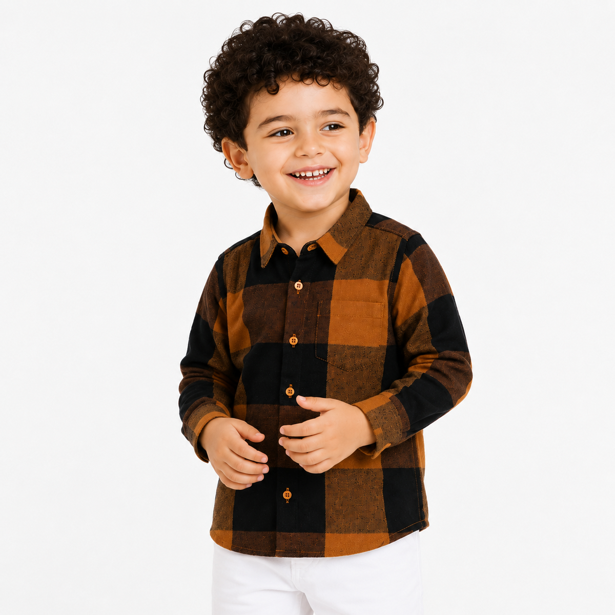 Boys Multicolor Cotton Shirt Casual Wear