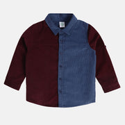 Boys Multi Collar Full Sleeves Shirt