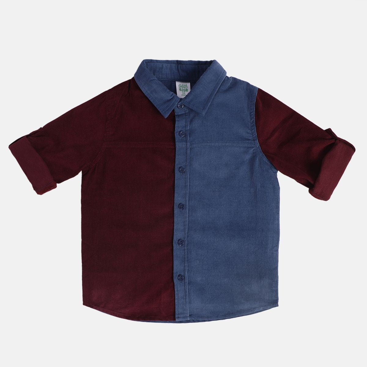 Boys Multi Collar Full Sleeves Shirt