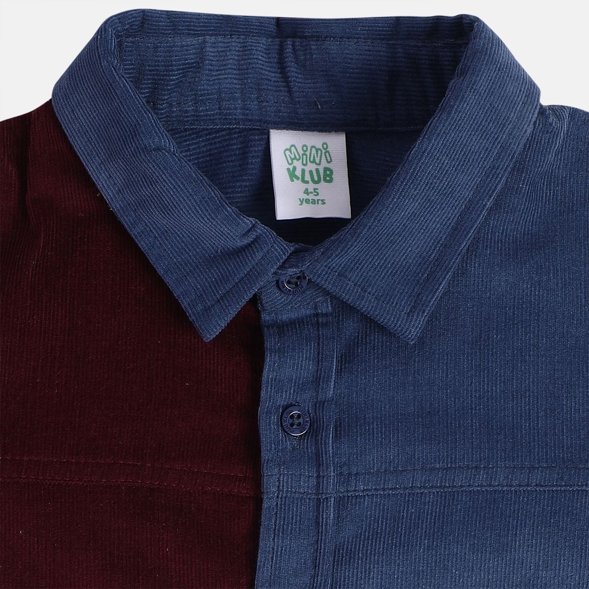 Boys Multi Collar Full Sleeves Shirt